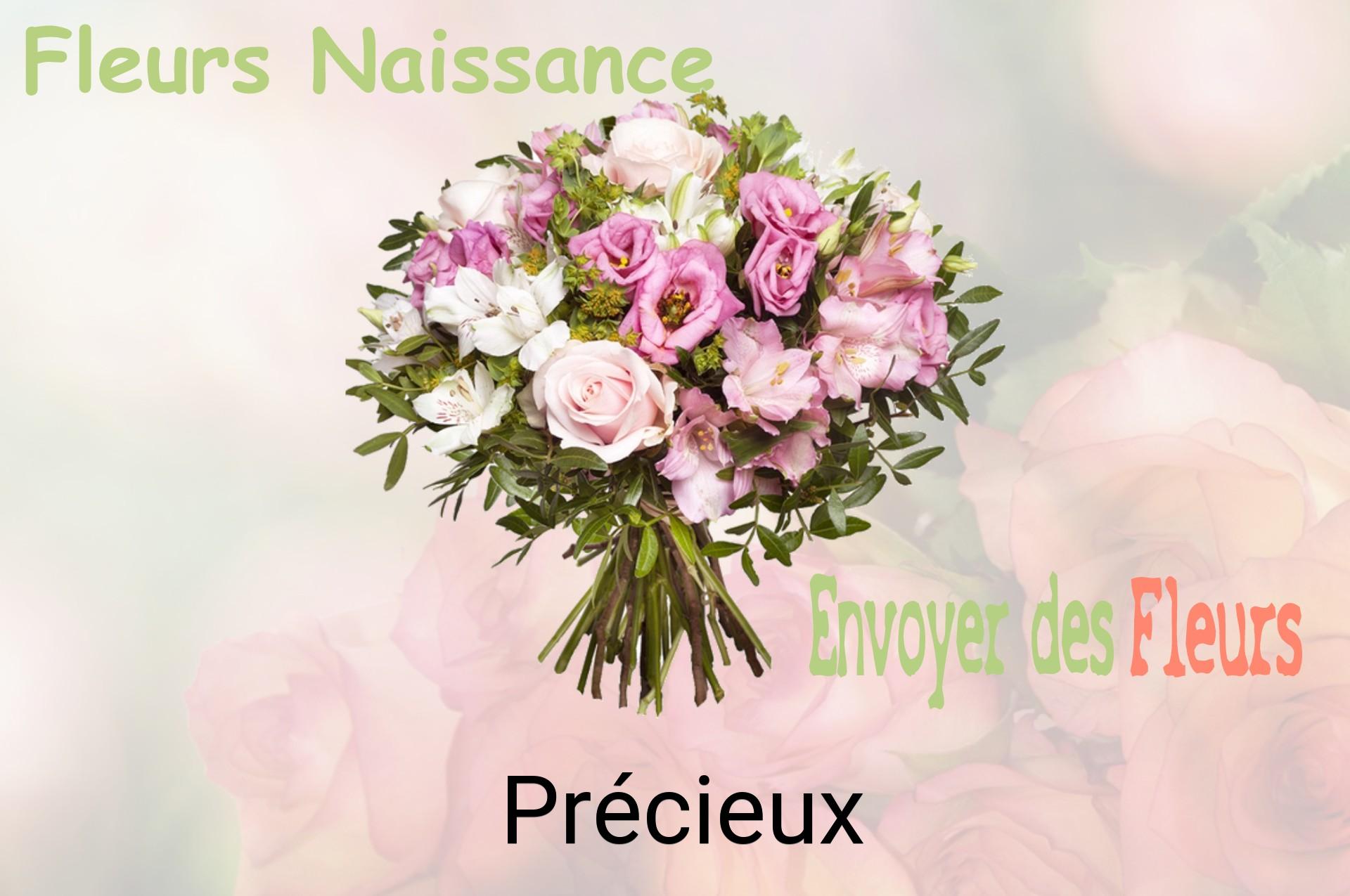 Bouquet de fleurs de naissance livré à Précieux